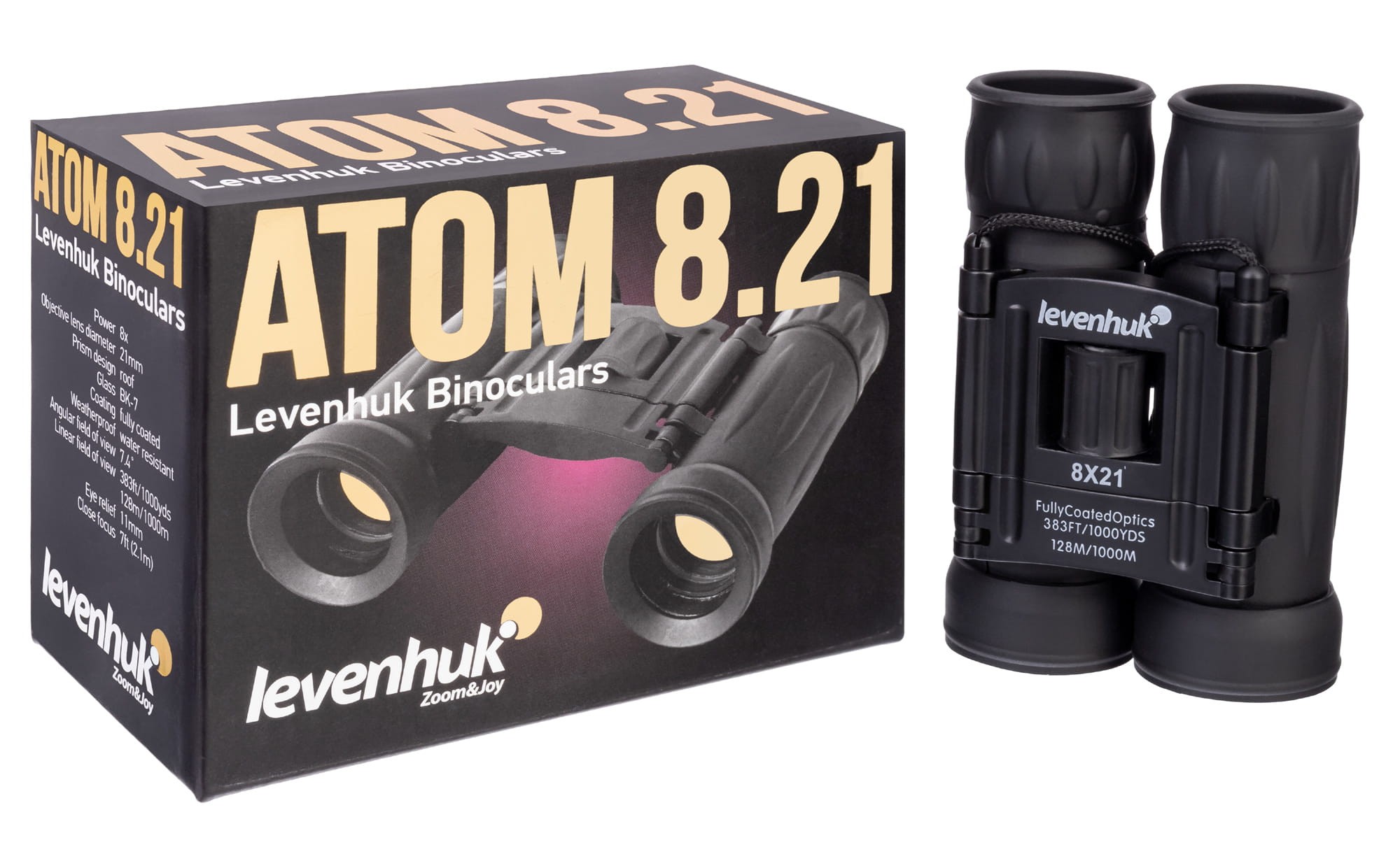 Pudełko lornetki Levenhuk Atom 8x21