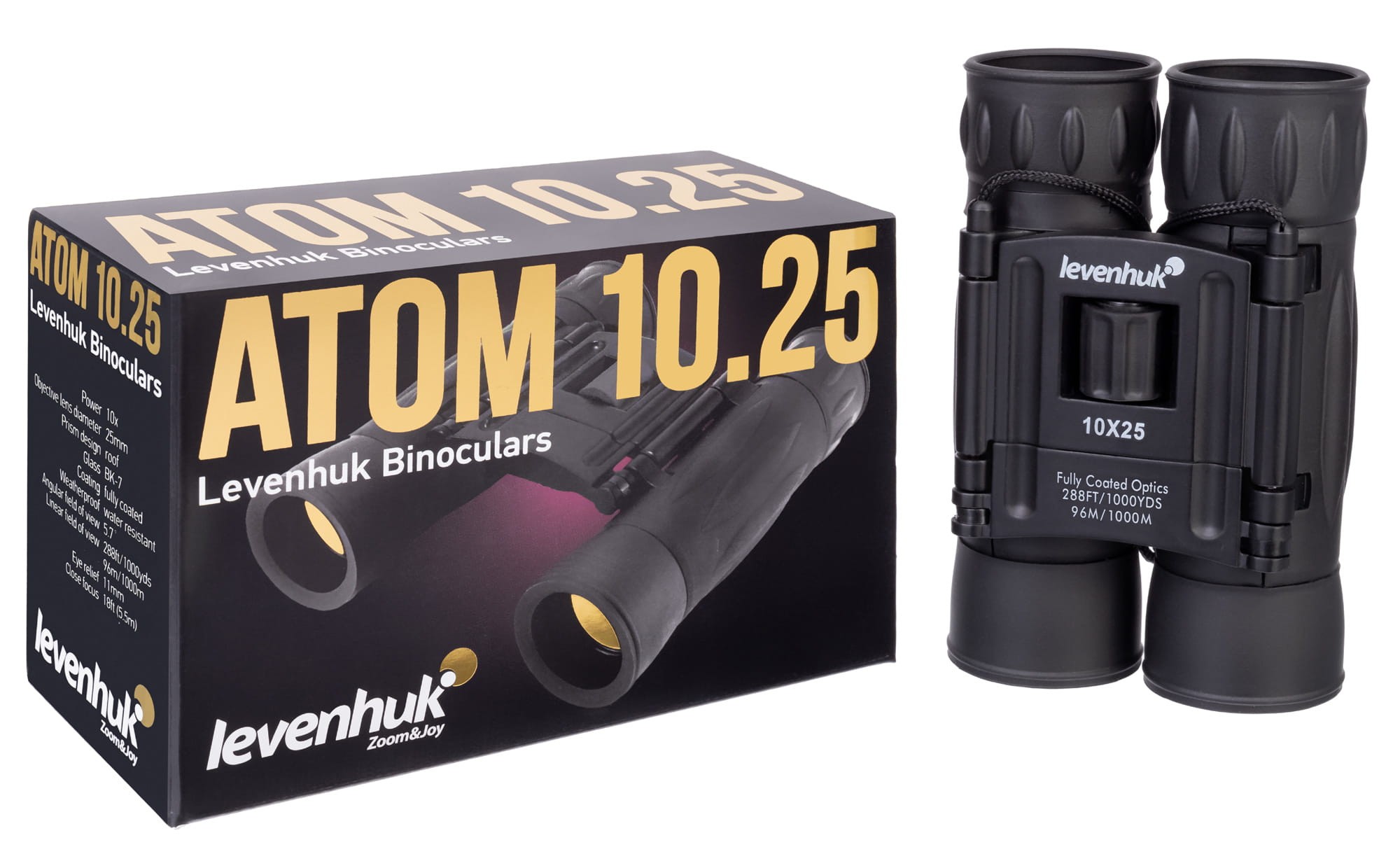 Pudełko lornetki Levenhuk Atom 10x25