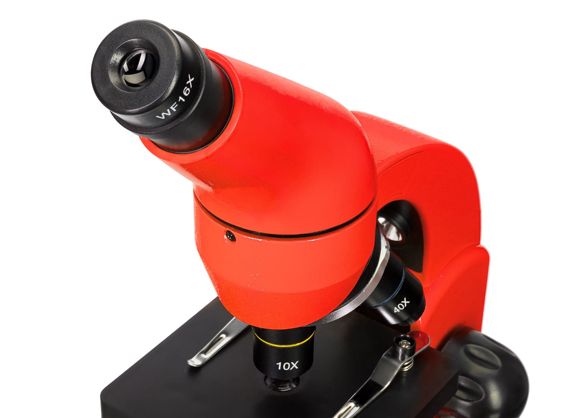 Mikroskop Levenhuk Rainbow 50L PLUS Orange metalowy korpus