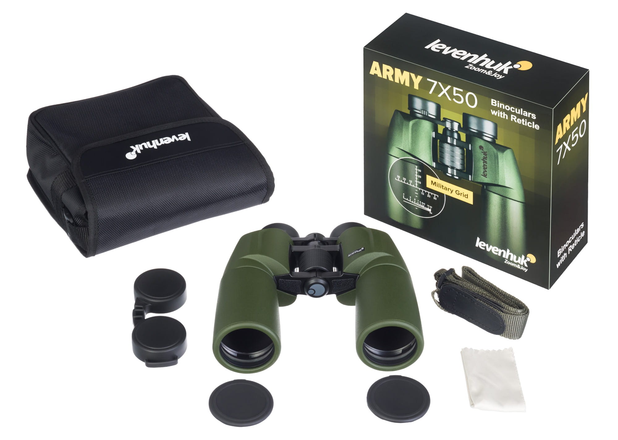 Zestaw akcesoriów Levenhuk Army 7x50