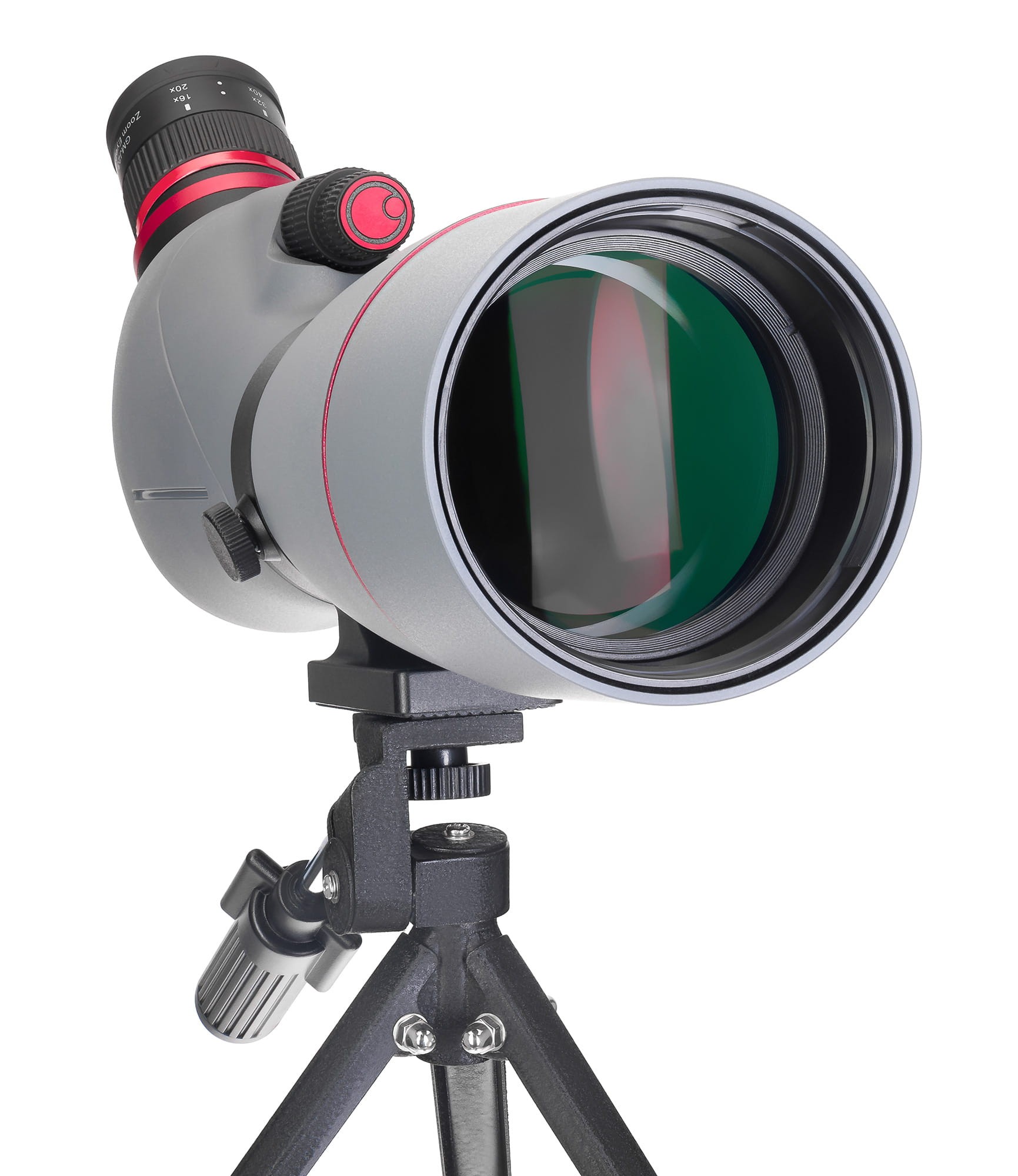 Schemat układu optycznego BK-7 w lunecie