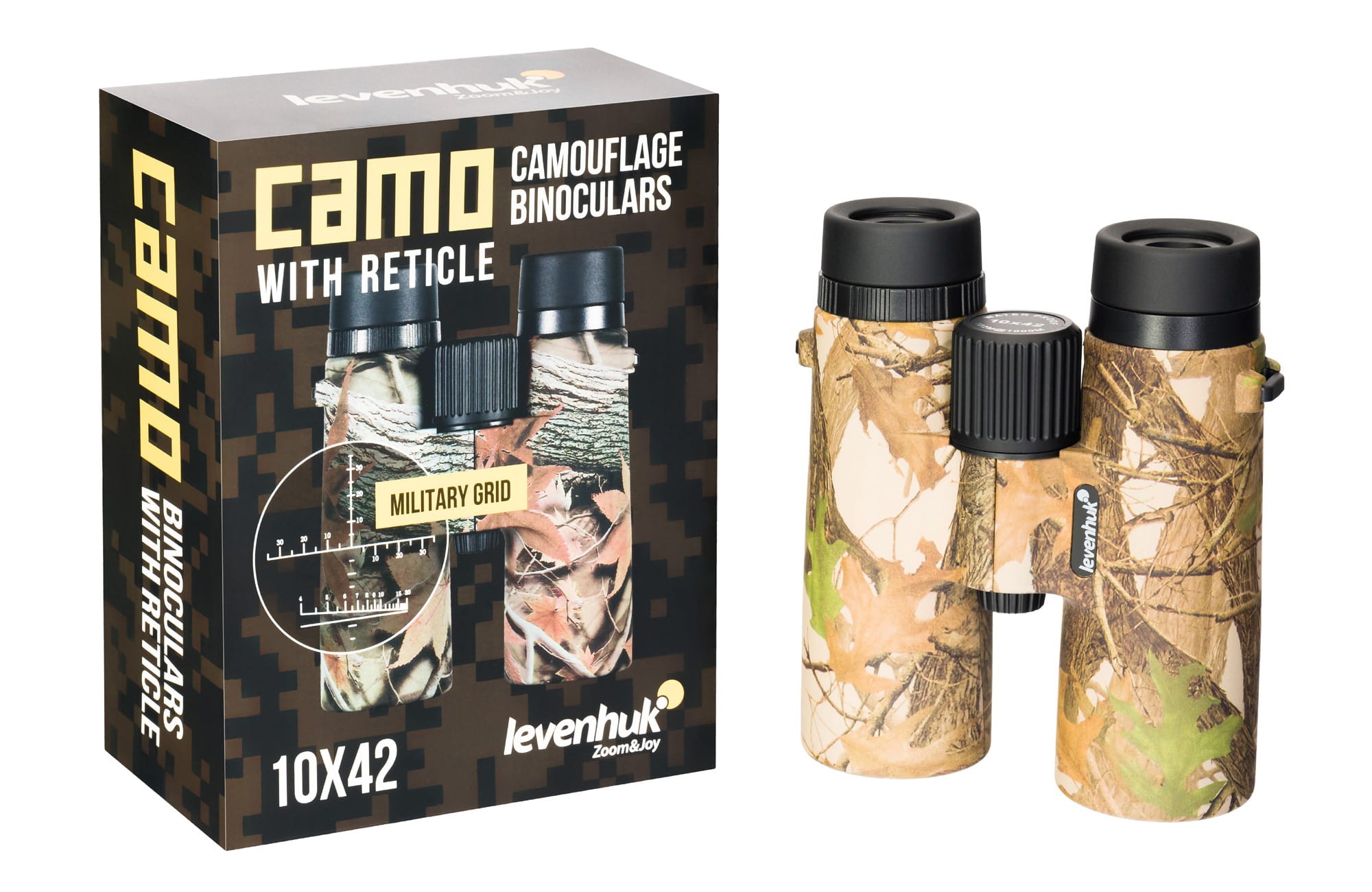 Opakowanie prezentowe lornetki Levenhuk Camo Pine