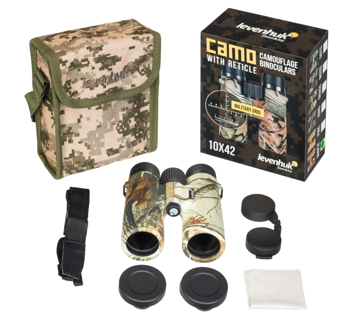 Lornetka z celownikiem Levenhuk Camo 10x42 Maple