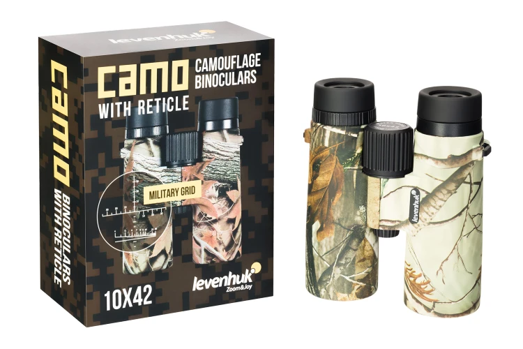 Lornetka z celownikiem Levenhuk Camo 10x42 Maple