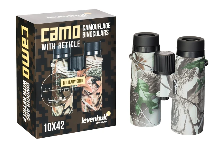 Lornetka z celownikiem Levenhuk Camo 10x42 Moss