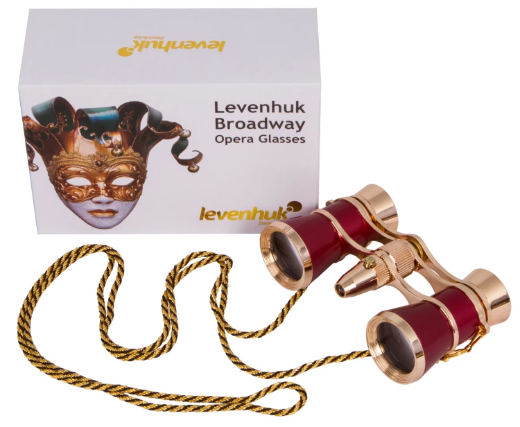 Lornetka teatralna Levenhuk Broadway 325F - czerwona