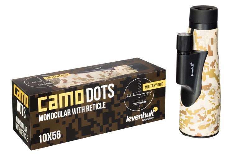 Monokular z celownikiem Levenhuk Camo 10x56 Dots
