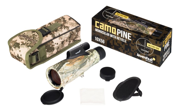 Monokular z celownikiem Levenhuk Camo 10x56 Pine