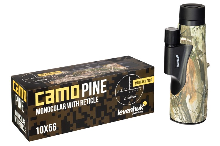 Monokular z celownikiem Levenhuk Camo 10x56 Pine
