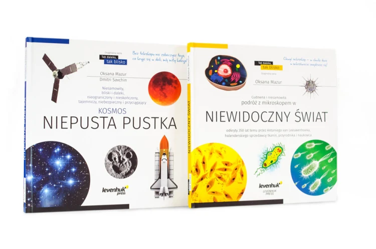 Levenhuk "Kosmos. Niepusta Pustka", "Niewidoczny świat" (wydanie dwutomowe) / Twarda oprawa