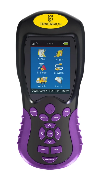Miernik powierzchni gruntów z GPS Ermenrich Reel BD30 purpurowy