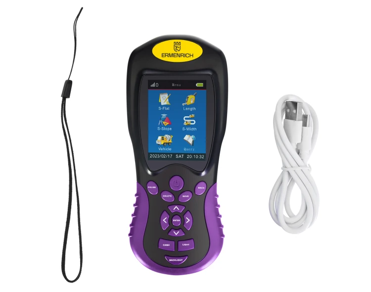 Miernik powierzchni gruntów z GPS Ermenrich Reel BD30 purpurowy
