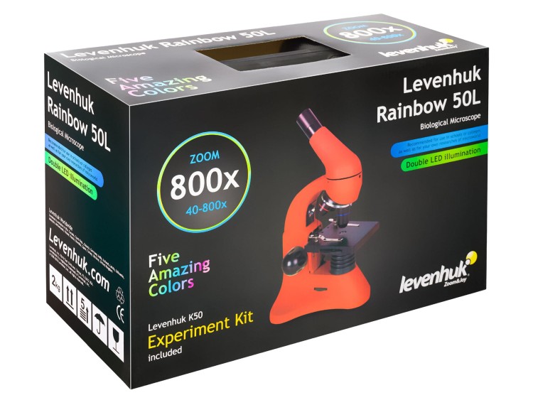 Mikroskop Levenhuk Rainbow 50L Azure
