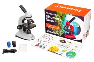 Mikroskop cyfrowy Discovery Nano Polar + książka