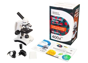 Mikroskop Discovery Femto Polar + książka