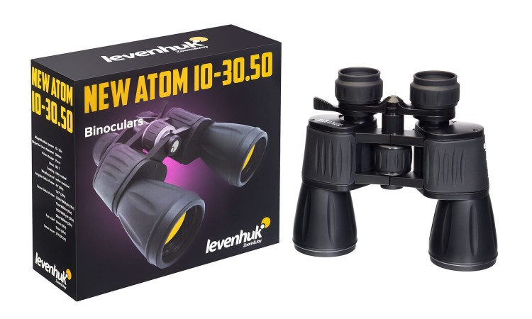 Lornetka Levenhuk New Atom 10-30x50 ZOOM