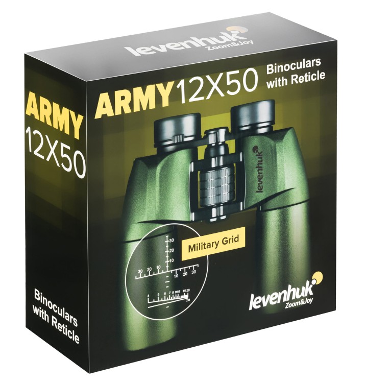 Lornetka z celownikiem Levenhuk Army 12x50