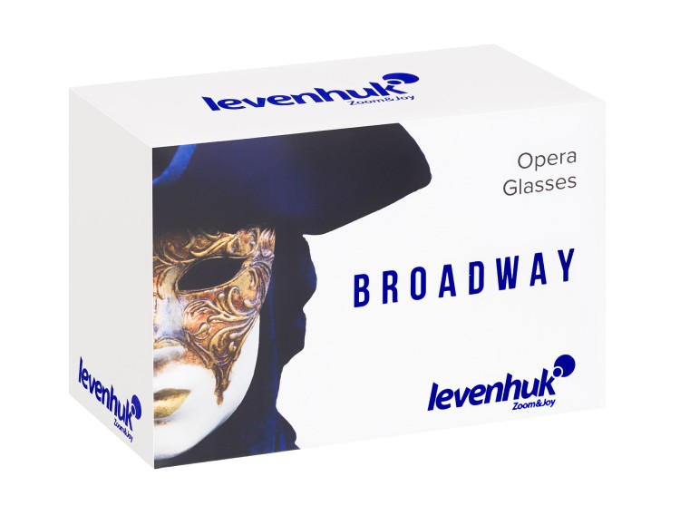 Lornetka teatralna Levenhuk Broadway 325B - czerwona