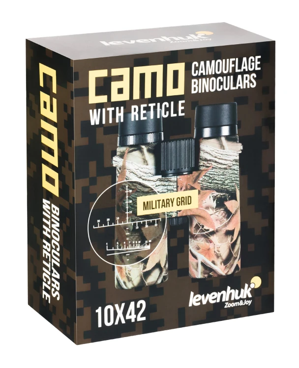 Lornetka z celownikiem Levenhuk Camo 10x42 Grass