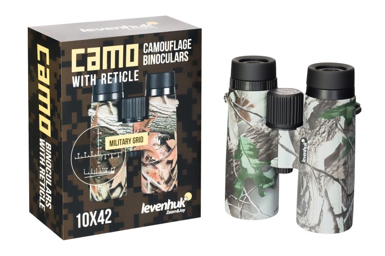 Lornetka z celownikiem Levenhuk Camo 10x42 Moss
